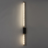 Бра "Олма" LED 12Вт 4000К черный золото 74х5х6 см Бра "Олма" LED 12Вт 4000К черный золото 74х5х6 см