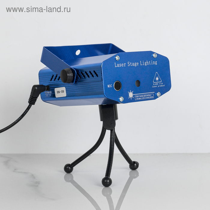 Световой прибор &laquo;Точки&raquo; 5 см, лазер, свечение красное/зелёное, 3 В