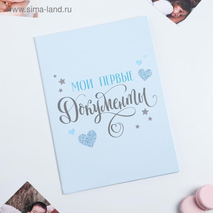 Папка для свидетельства о рождении &laquo;Мои первые документы&raquo;, для мальчика, А4