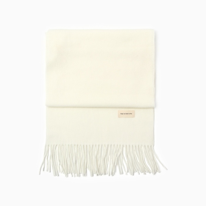 Шарф женский MIST, молочный, 33*180 см Шарф женский MIST, молочный, 33*180 см