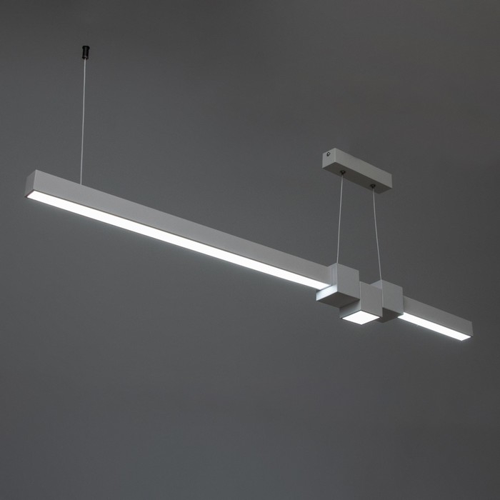 Светильник с ПДУ "Наоми" LED 20Вт 3000-6000К белый 120х100 см