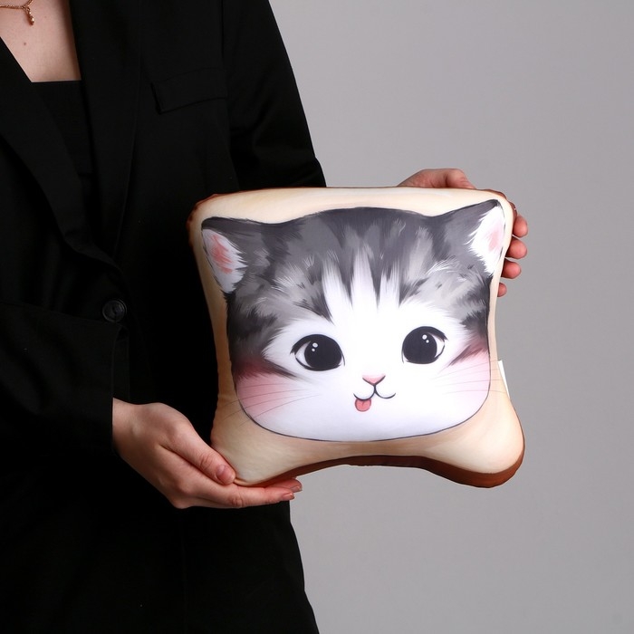 Подушка антистресс «Котик-хлебушек» Подушка антистресс «Котик-хлебушек»