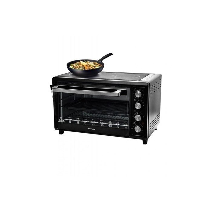Мини-печь WILLMARK WCO-5082B, 1200 Вт, 50 л, до 230 &deg;C, чёрная