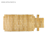 Накидка-массажер TORSO, на сиденье с капюшоном, 43&times;109 см, бамбук, бежевый