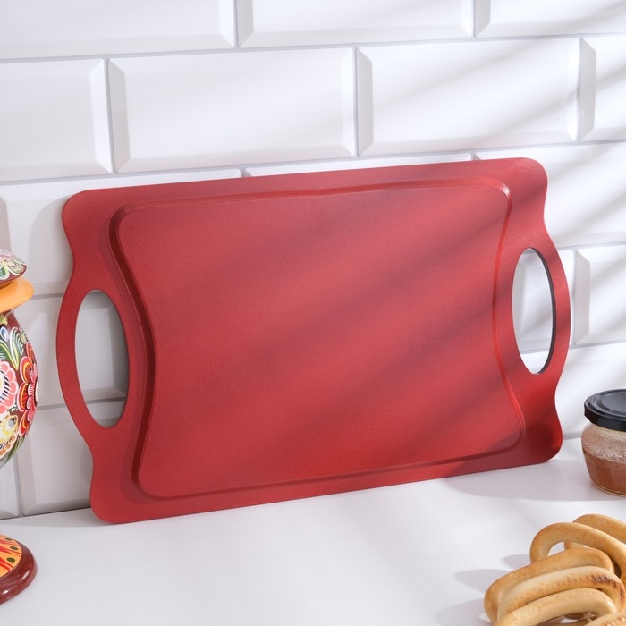 Поднос &laquo;Хохлома&raquo;, ручная роспись, 38х23 см