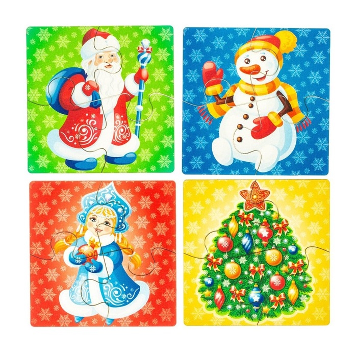 Пазл &laquo;Новогодние герои&raquo;