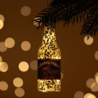 Елочная игрушка новогодняя с гирляндой «Новый год: С новым годом», 14,2 х 4,2 см Елочная игрушка новогодняя с гирляндой «Новый год: С новым годом», 14,2 х 4,2 см