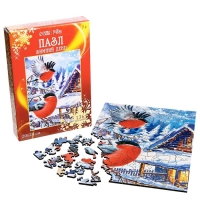 Новогодний пазл фигурный &laquo;Новый год! Зимний день&raquo;