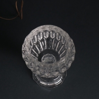 Подсвечник стекло на 1 свечу d=3 см "Бокал шампанского" прозрачный 8х8х11 см