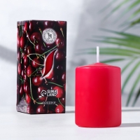 Свеча ароматическая "Вишня", 4&times;6 см, в коробке