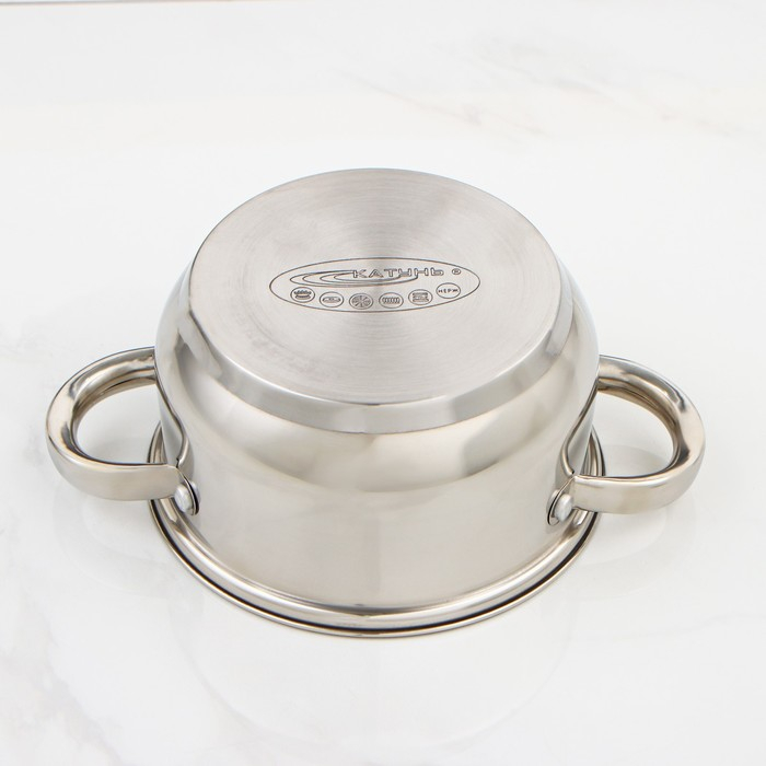 Кастрюля «Гретта», 1.8 л, d=16 см, капсульное дно, индукция Кастрюля «Гретта», 1.8 л, d=16 см, капсульное дно, индукция