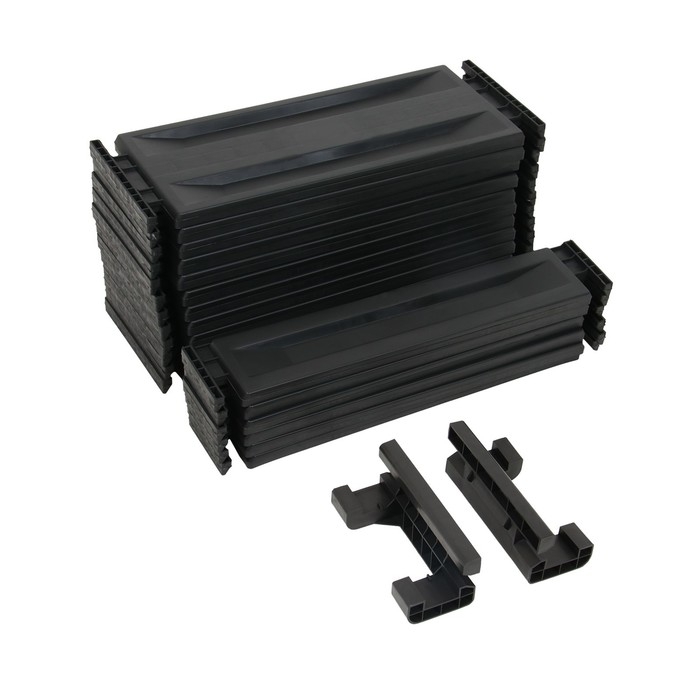 Компостер пластиковый, 600 л, 125 &times; 105 &times; 70 см, чёрный