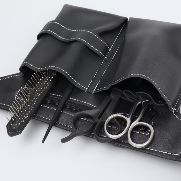 Сумка для мастера, 28 × 19,5 см, 2 кармана, 1 отдел, цвет чёрный Сумка для мастера, 28 × 19,5 см, 2 кармана, 1 отдел, цвет чёрный