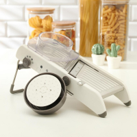 Овощерезка Magistro Stormy, с контролируемым углом нарезания, нержавеющая сталь, 35&times;15&times;14 см, цвет белый