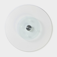 Подставка стеклянная для торта вращающаяся Доляна &laquo;Голубой агат&raquo;, d=32 см, цвет синий