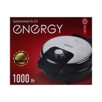 Вафельница электрическая ENERGY EN-223, 1000 Вт, венские вафли, антипригарное покрытие Вафельница электрическая ENERGY EN-223, 1000 Вт, венские вафли, антипригарное покрытие