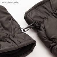 Варежки зимние детские MINAKU , цв.хаки, р-р 15 Варежки зимние детские MINAKU , цв.хаки, р-р 15