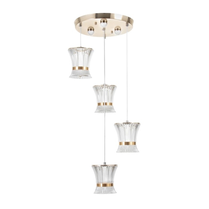 Светильник BayerLux "Медея" 4LED+3LED 41Вт ПДУ золото 40х40х100см