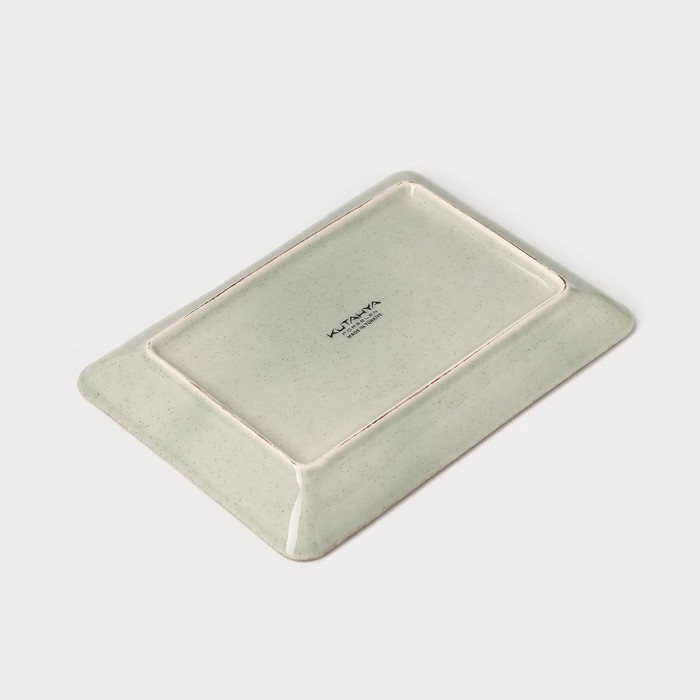 Блюдо фарфоровое Pearl, 18×13 см, цвет мятный Блюдо фарфоровое Pearl, 18×13 см, цвет мятный