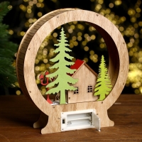 Декор с подсветкой &laquo;Новогодняя сказка&raquo; 22,5 &times; 21 &times; 5 см