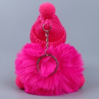 Мягкая игрушка &laquo;Кукла&raquo; в шапочке, на брелоке, 11 см, цвет МИКС