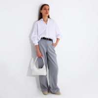 Сумка-багет на молнии, цвет белый Сумка-багет на молнии, цвет белый