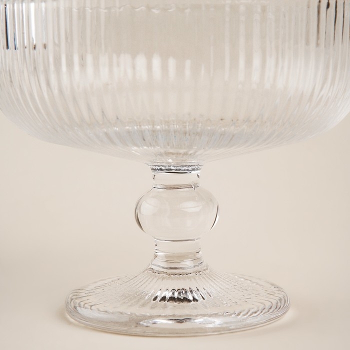 Креманка стеклянная SL Home «Модерн», 300 мл, 12×10 см, цвет прозрачный Креманка стеклянная SL Home «Модерн», 300 мл, 12×10 см, цвет прозрачный