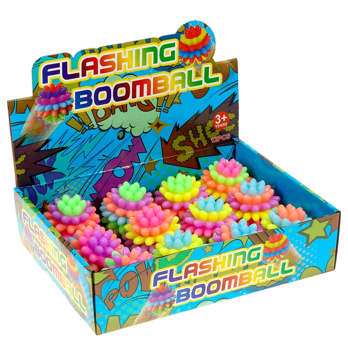 Мяч световой &laquo;Коралл&raquo;, цвета МИКС