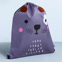 Мешок для обуви &laquo;Весёлый щенок&raquo; с дополнительными элементами, 30 х 40 см