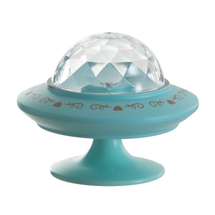 Ночник-проектор Ночник-проектор "Фьюжн" LED 3хLR44 диско, голубой 12х12х10 см RISALUX