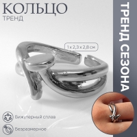 Кольцо металл «Тренд» гвоздь, цвет серебро, безразмерное Кольцо металл «Тренд» гвоздь, цвет серебро, безразмерное