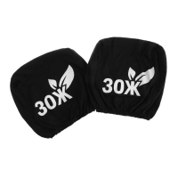 Чехлы на подголовник ЗОЖ, черные, набор 2 шт Чехлы на подголовник ЗОЖ, черные, набор 2 шт