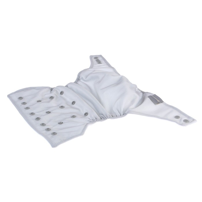 Многоразовый подгузник, 3-15 кг, флис, цвет светло серый, Крошка Я Многоразовый подгузник, 3-15 кг, флис, цвет светло серый, Крошка Я