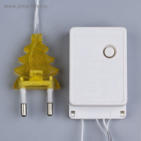 Гирлянда «Нить» 4 м с насадками «Сердце», IP20, прозрачная нить, 20 LED, свечение тёплое белое, 8 режимов, 220 В Гирлянда «Нить» 4 м с насадками «Сердце», IP20, прозрачная нить, 20 LED, свечение тёплое белое, 8 режимов, 220 В