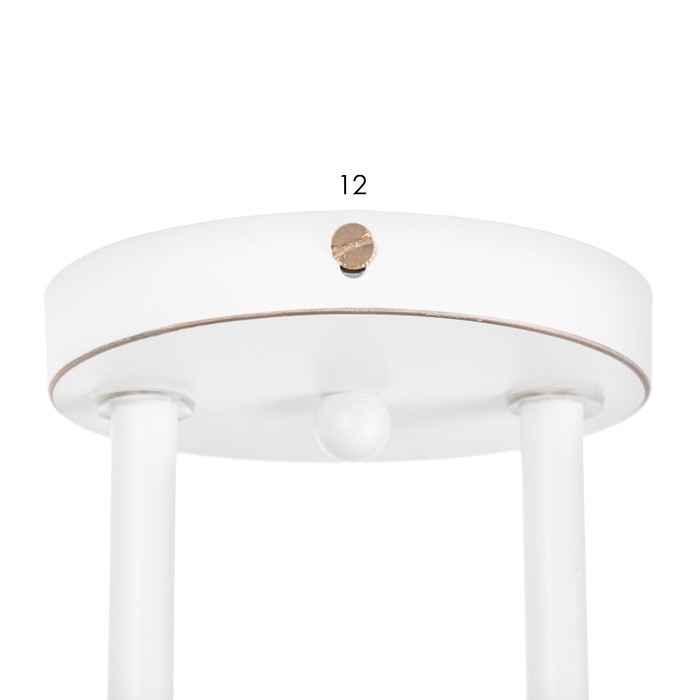 Люстра "Мия" 2х60Вт Е27 Белый, золото 53х18х24см