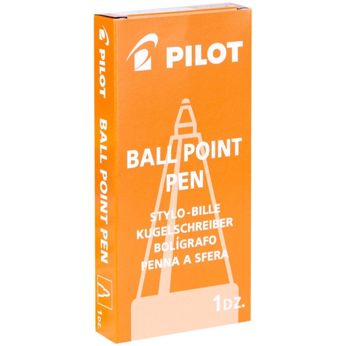 Ручка шариковая автоматическая Pilot, узел 0,7 мм, чернила синие масляная основа, корпус Soft Touch, корпус синий