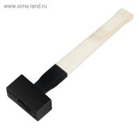 Кувалда литая ЛОМ, 3 кг, деревянная рукоятка Кувалда литая ЛОМ, 3 кг, деревянная рукоятка