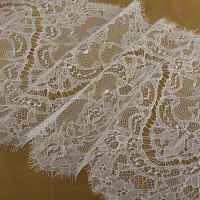 Кружево реснички, 280 мм × 3 ± 0,5 м, цвет белый Кружево реснички, 280 мм × 3 ± 0,5 м, цвет белый