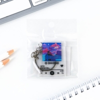 Брелок для ключей акриловый плеер &laquo;Это любовь&raquo;, 3,5 х 10 см