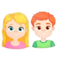 Логопедический набор &laquo;Повторяй за мной&raquo;, артикуляционная гимнастика, на липучках