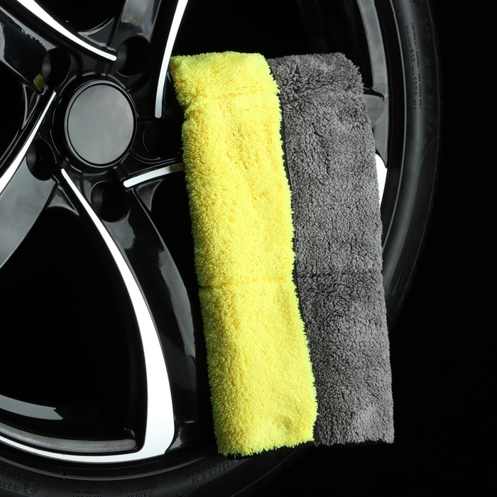 Салфетка из микрофибры плюшевая, универсальная, 30 х 40 см, 800 г/м&sup2;