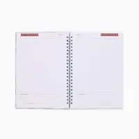 Ежедневник А5 на гребне в твёрдой обложке 80 л "Исполнения желаний"