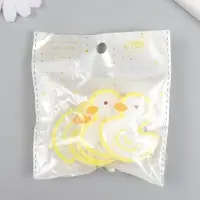 Шейкер для творчества акрил "Уточка" с глиттером 0,5х4,1х4,7 см