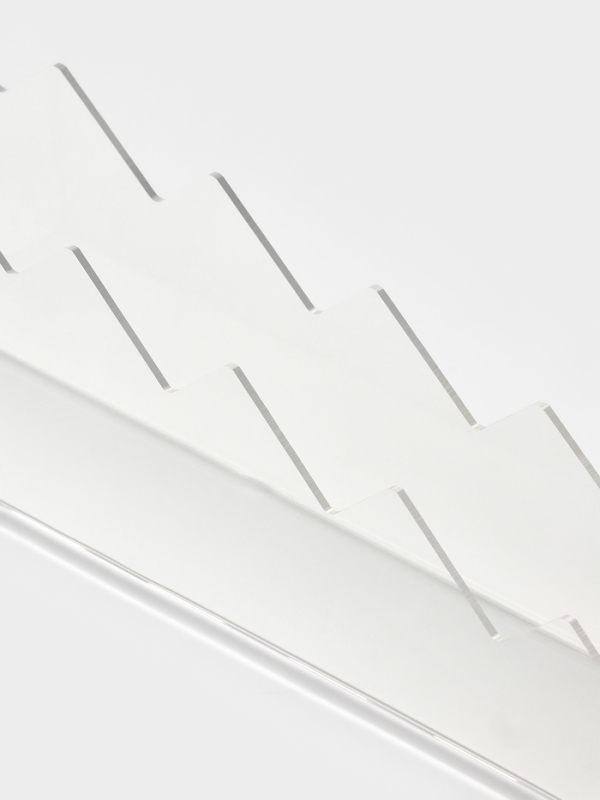 Горка для теней 4*24*7 см, 6 мест, оргстекло 2 мм, цвет прозрачный В ЗАЩИТНОЙ ПЛЁНКЕ Горка для теней 4*24*7 см, 6 мест, оргстекло 2 мм, цвет прозрачный В ЗАЩИТНОЙ ПЛЁНКЕ