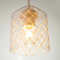 Плафон E27 бело-прозрачный Плафон E27 бело-прозрачный