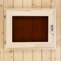 Окно, 40&times;50см, двойное стекло, тонированное, из липы