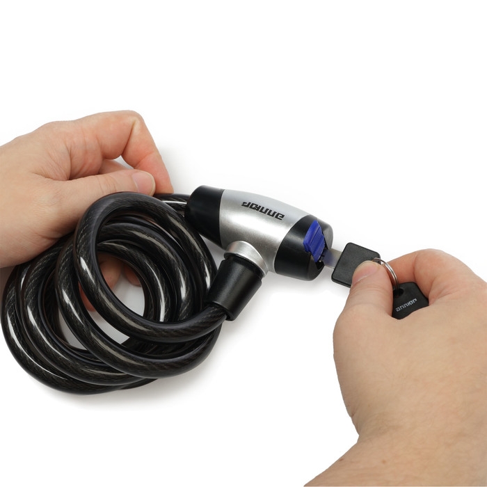 Замок навесной "АЛЛЮР" ВС-Т 12, с тросом, 1500 мм