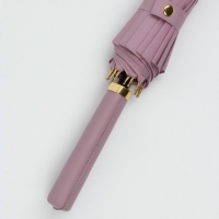 Зонт полуавтоматический &laquo;Однотон&raquo;, 16 спиц, R = 51/60 см, D = 120 см, цвет розовый