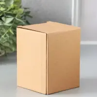 Шкатулка керамика "Золотой лист Гинкго" белая 8х8х10 см