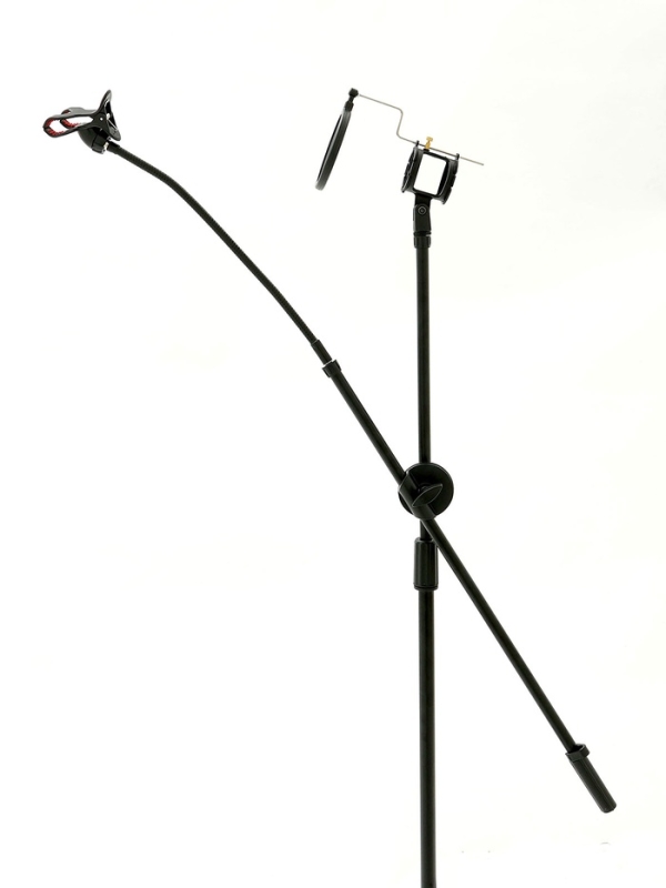 Микрофонная стойка настольная с поп-фильтром
